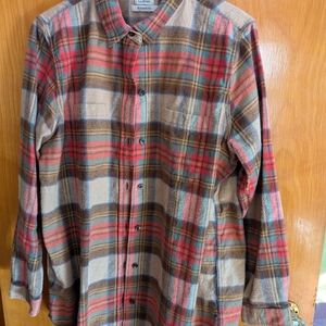 L.L. Bean Multicolor Plaid Shirt